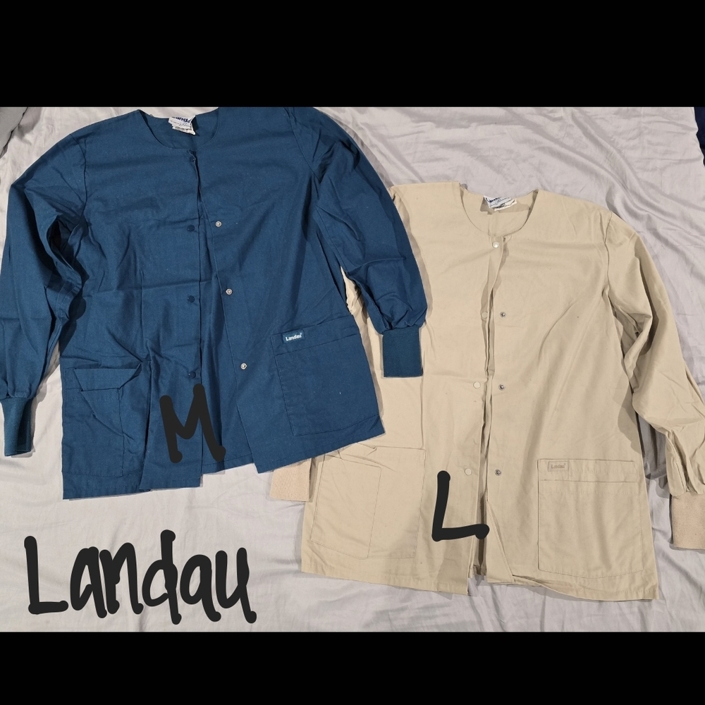 Landau Navy and Khaki Scrub Jackets